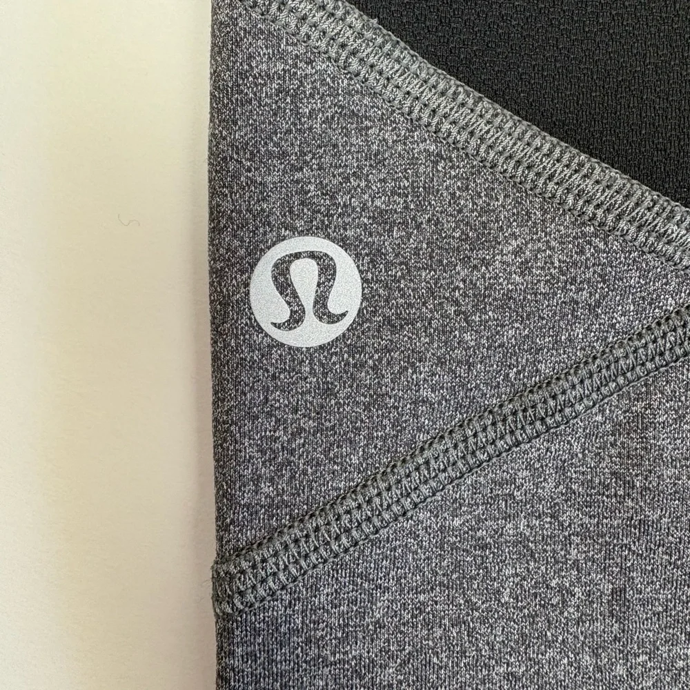 Lululemon Pace Rival Crop Leggings
Size 8 Heathered Grey in EUC athleisure - Picture 8 of 15